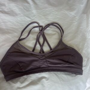 Lululemon purple Crisscross Sports Bra for Comfort and Support